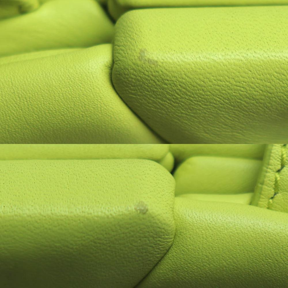 Green Leather Bottega Veneta Shoulder Bag
