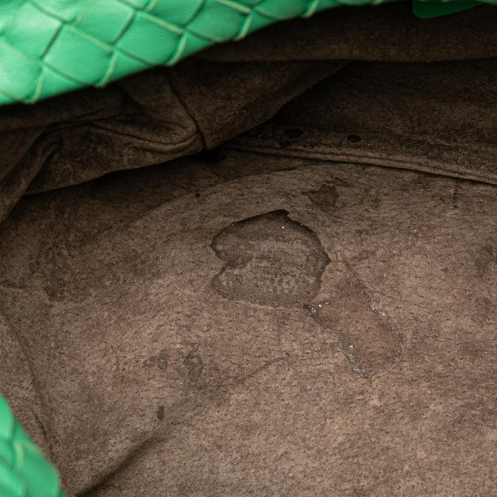 Green Leather Bottega Veneta Crossbody Bag