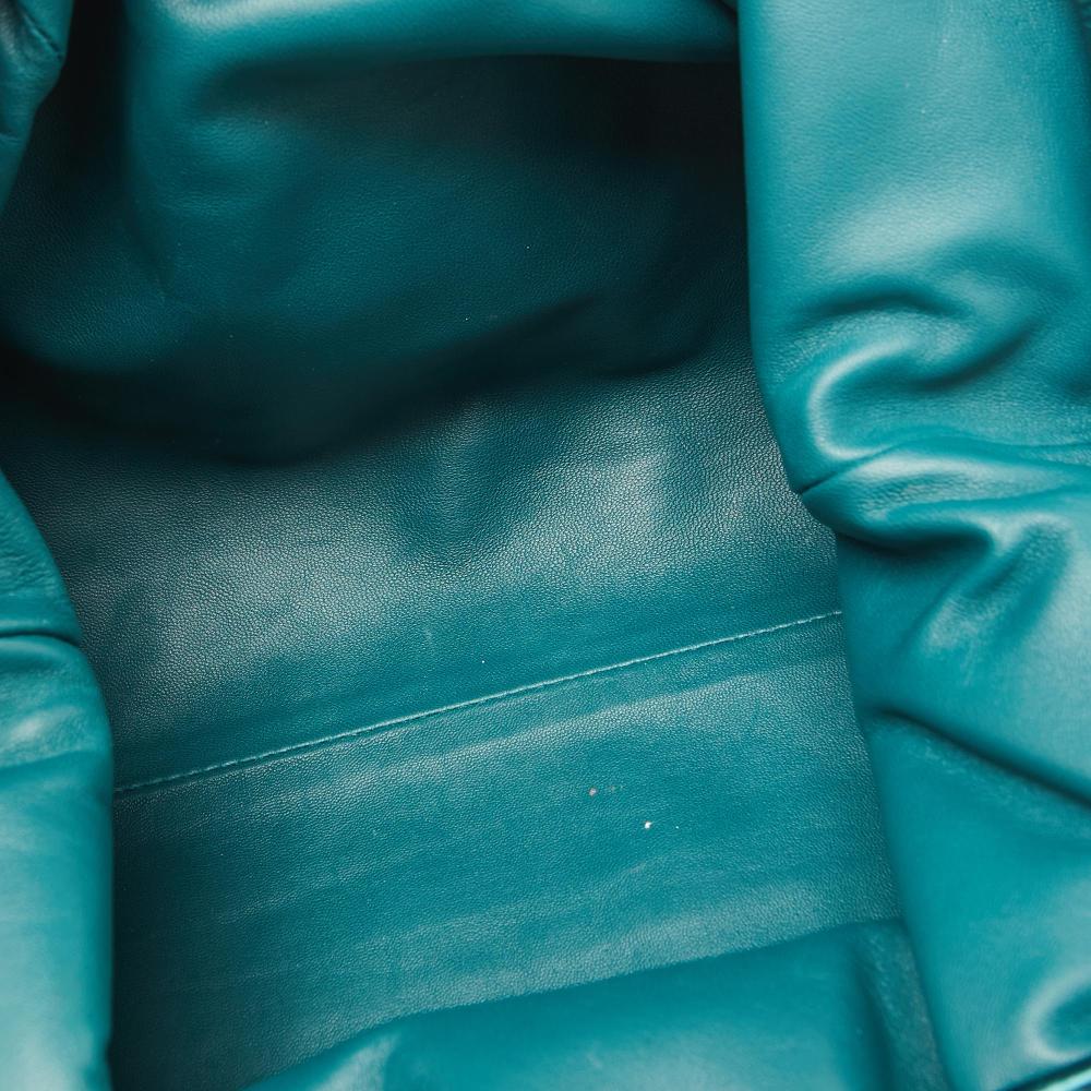 Green Leather Bottega Veneta Pouches
