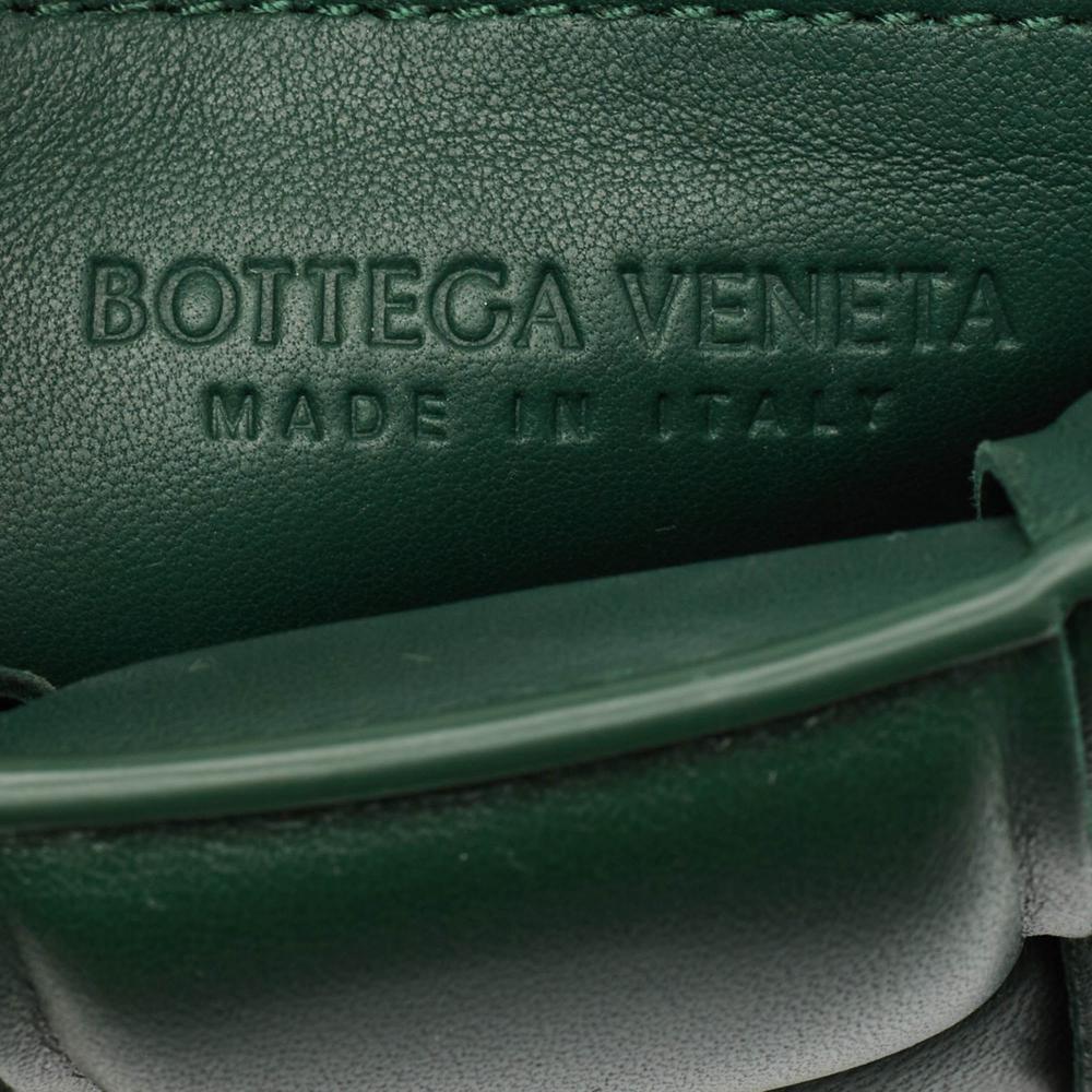 Green Leather Bottega Veneta Crossbody Bag