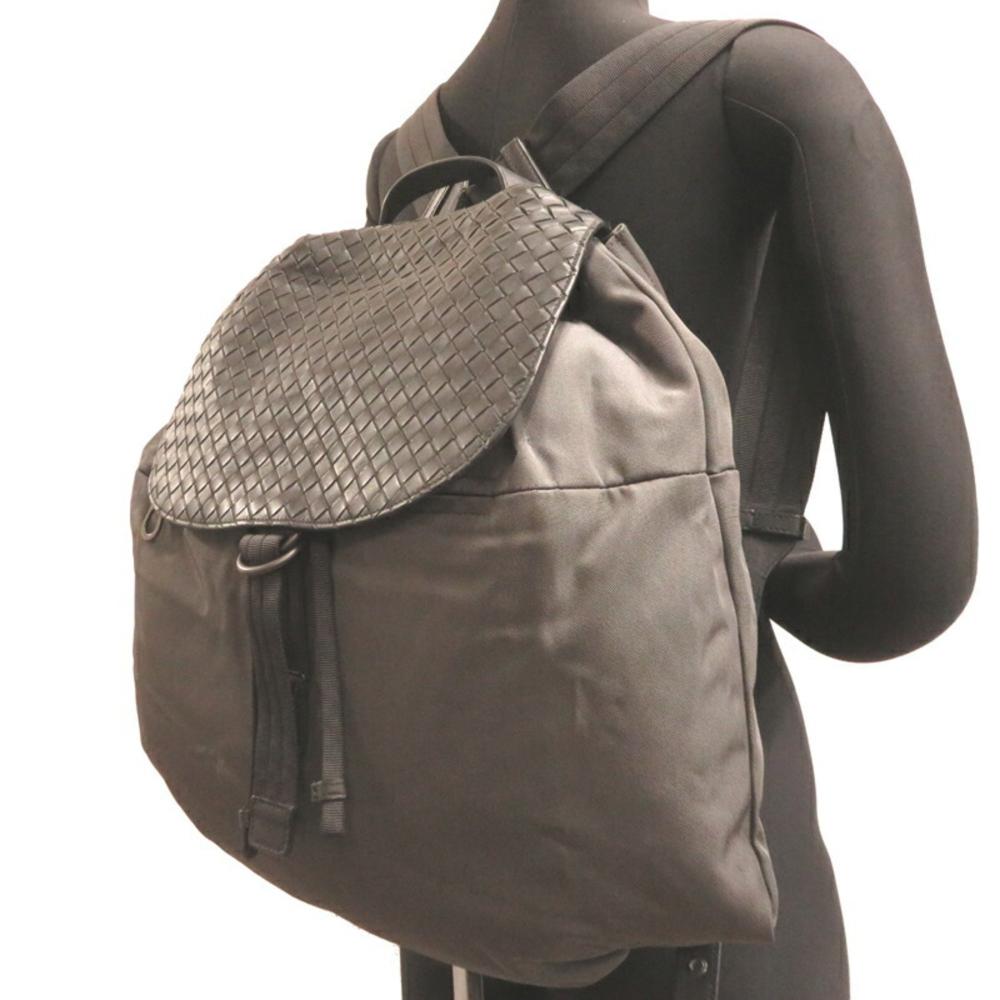 Grey Fabric Bottega Veneta Backpack