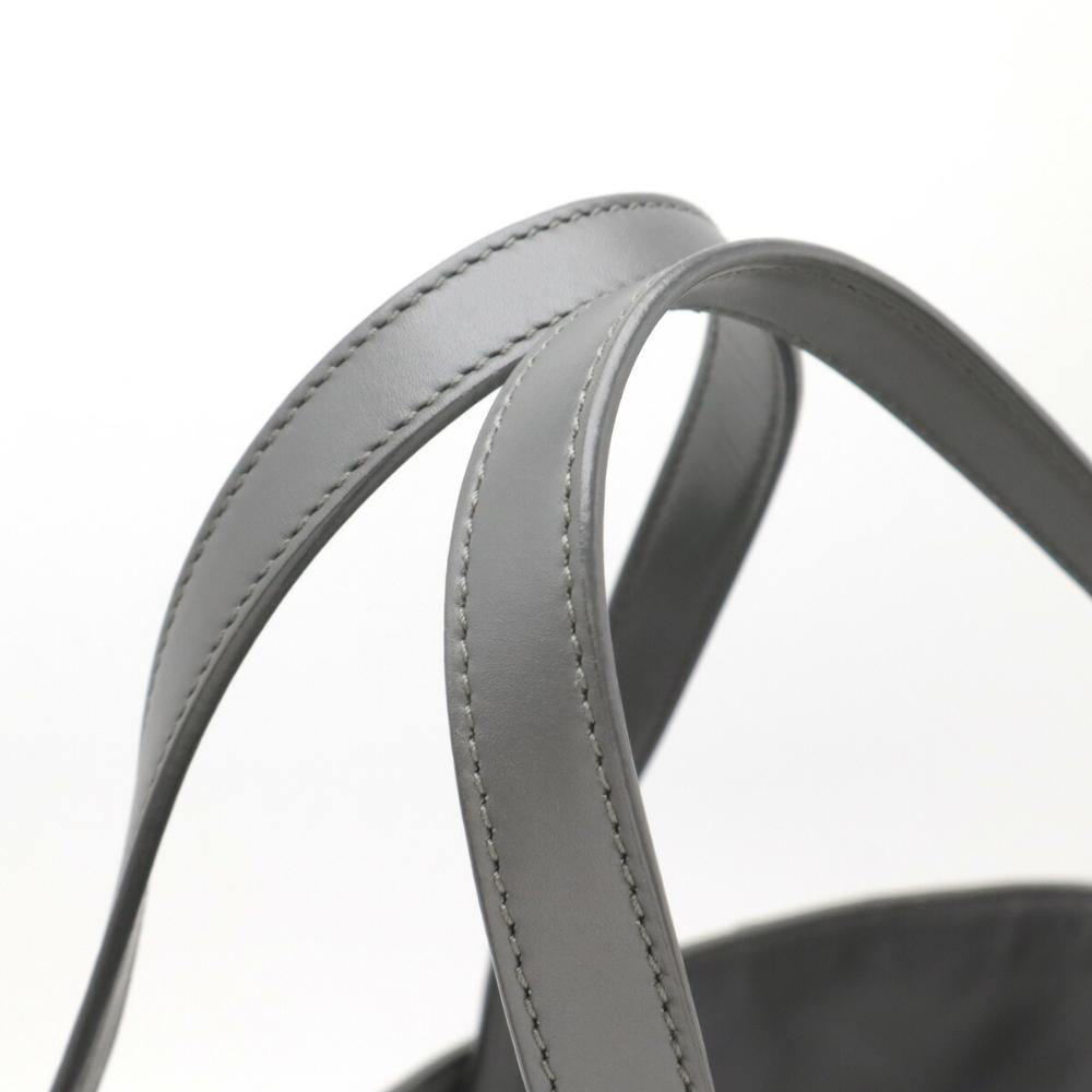 Grey Leather Bottega Veneta Shoulder Bag