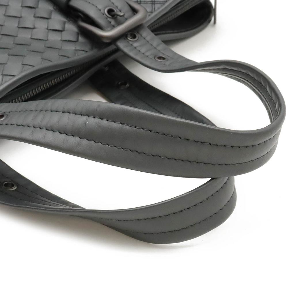 Grey Leather Bottega Veneta Tote