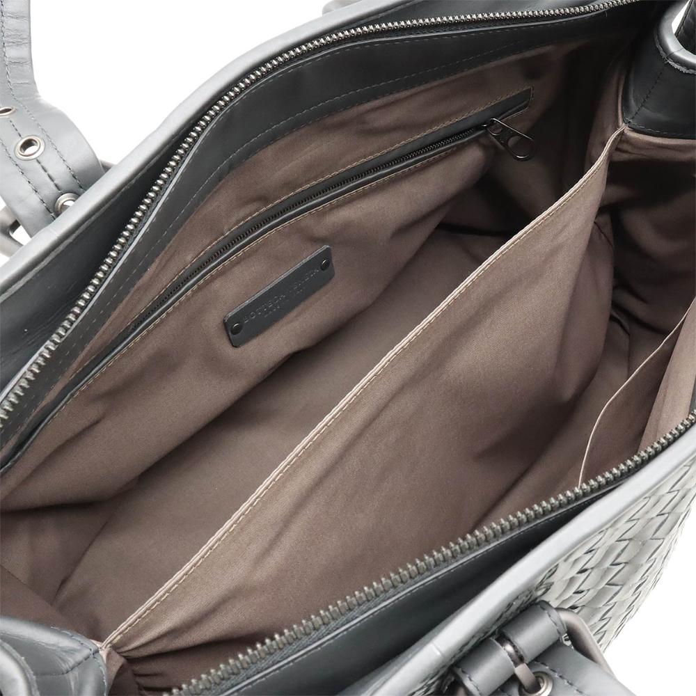 Grey Leather Bottega Veneta Tote