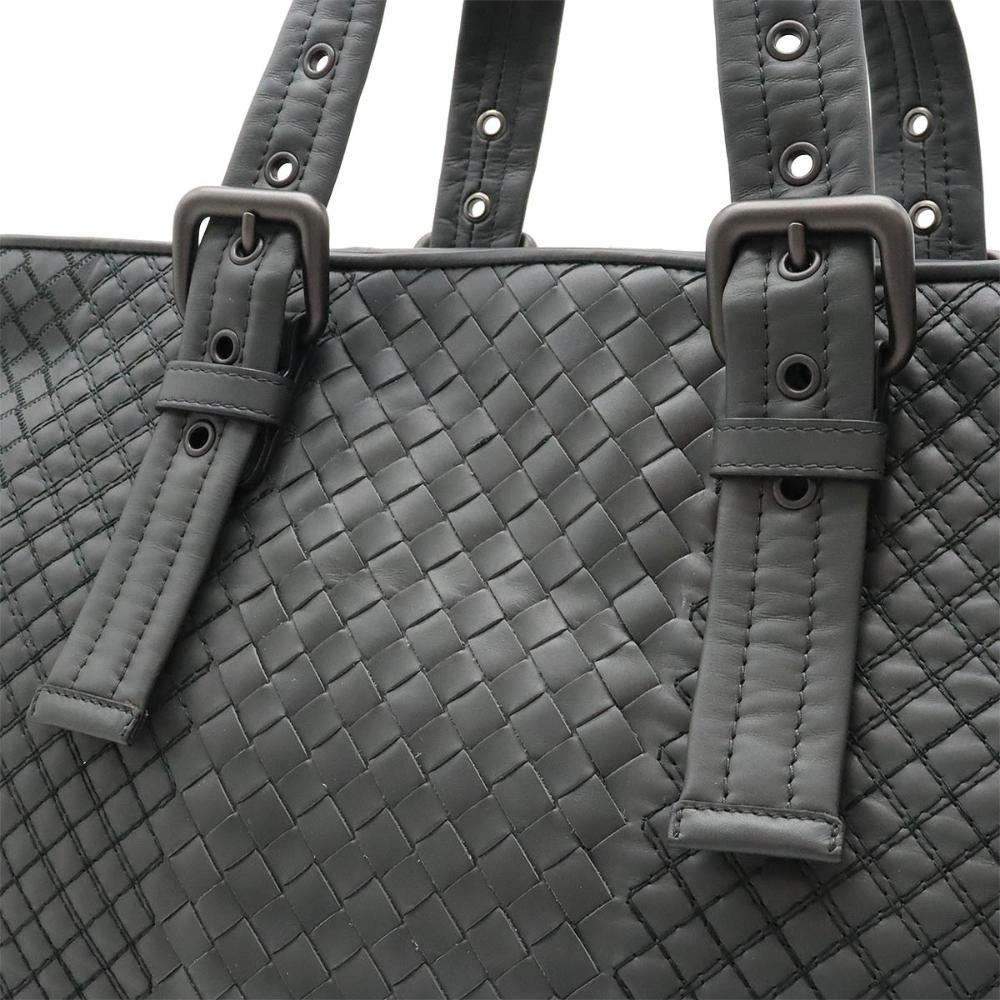 Grey Leather Bottega Veneta Tote
