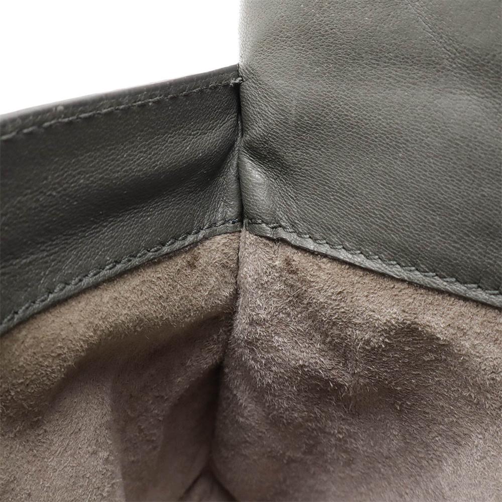 Grey Leather Bottega Veneta Shoulder Bag