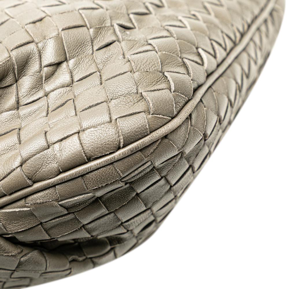 Grey Leather Bottega Veneta Tote