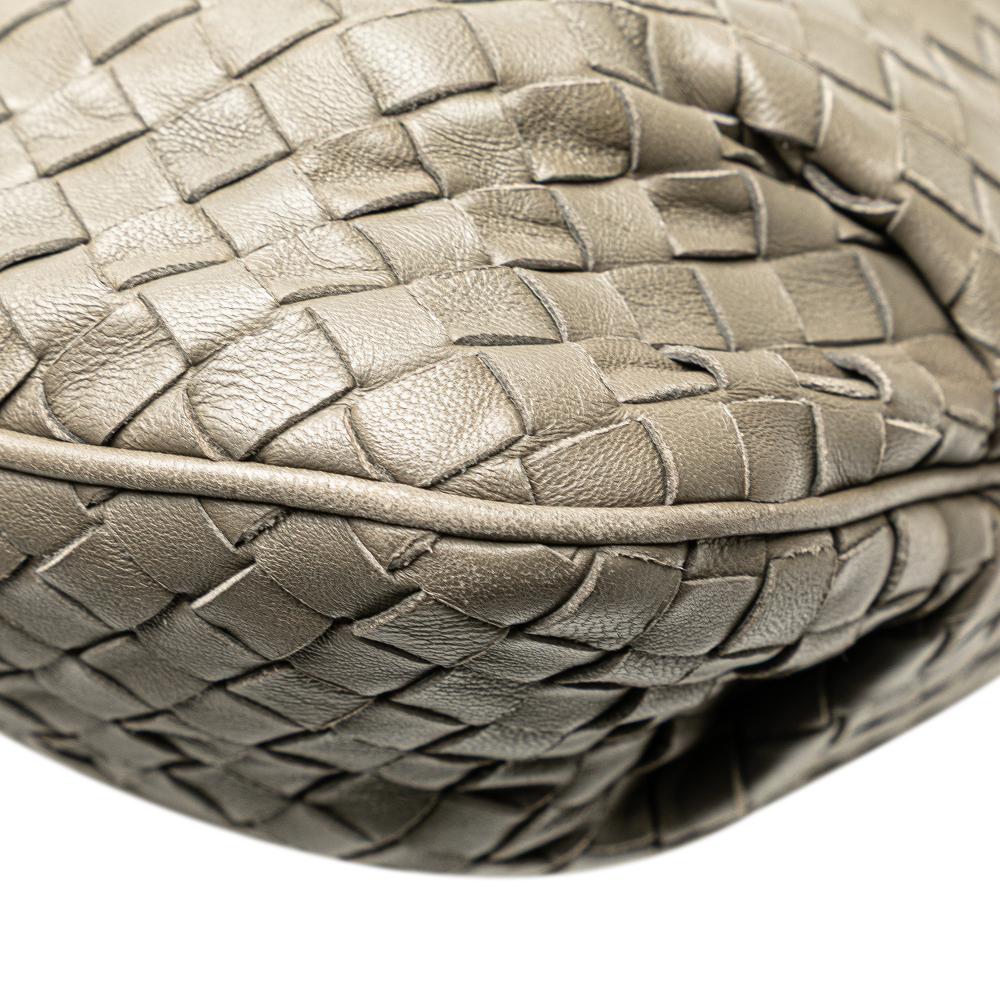 Grey Leather Bottega Veneta Tote