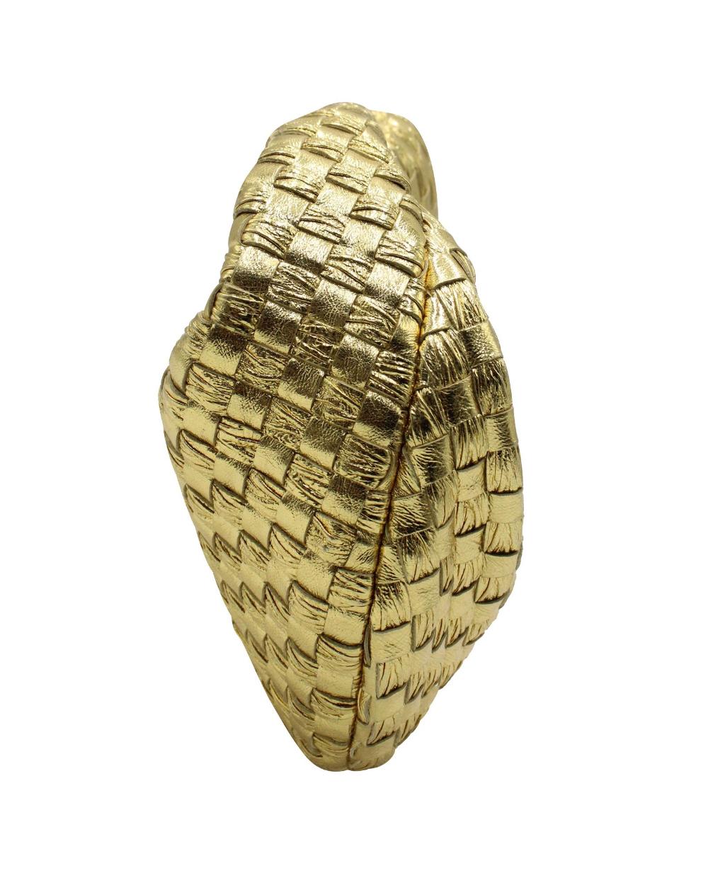 Metallic Leather Bottega Veneta Mini Jodie