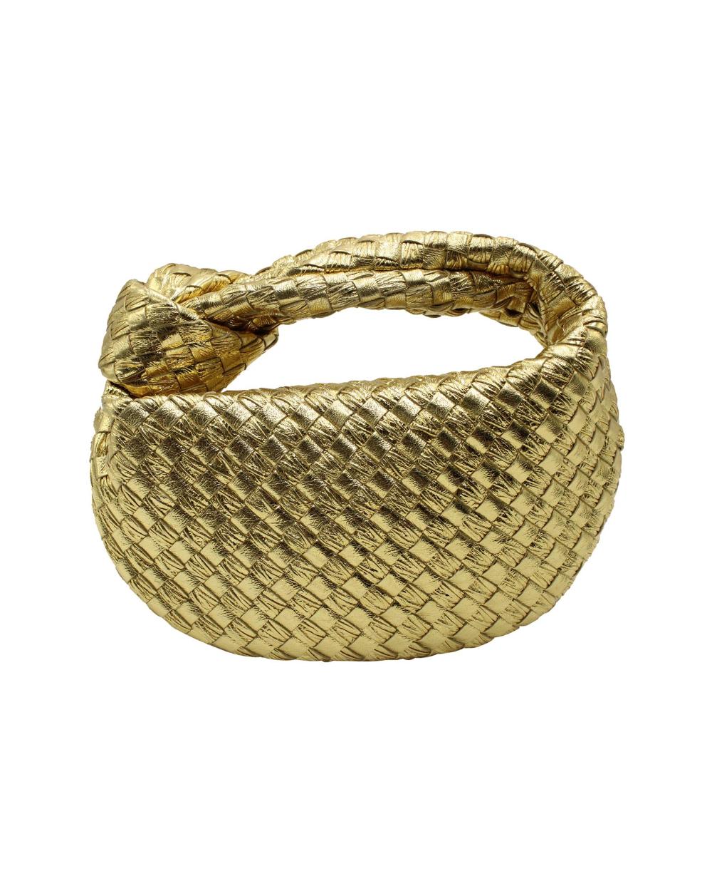 Metallic Leather Bottega Veneta Mini Jodie