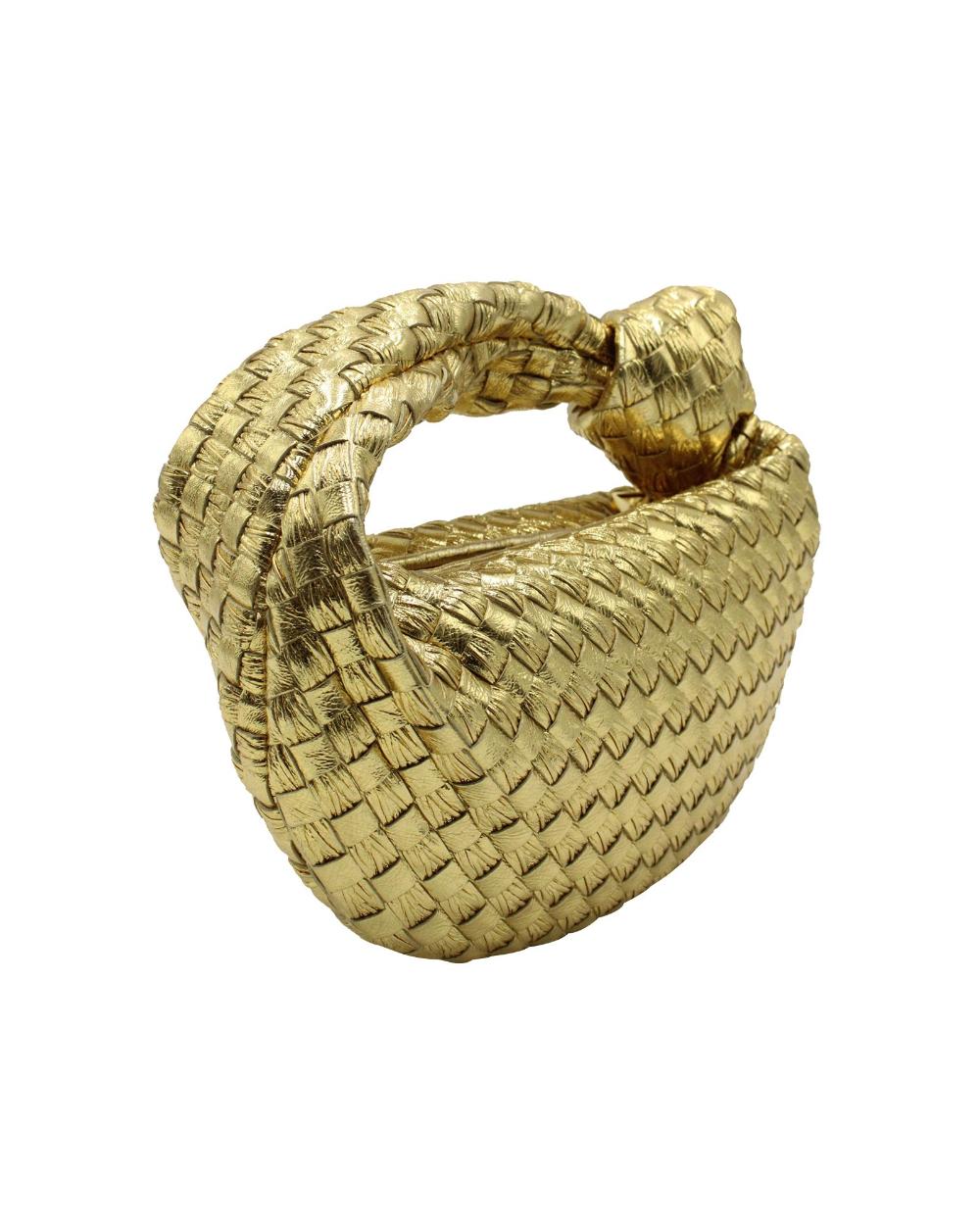 Metallic Leather Bottega Veneta Mini Jodie
