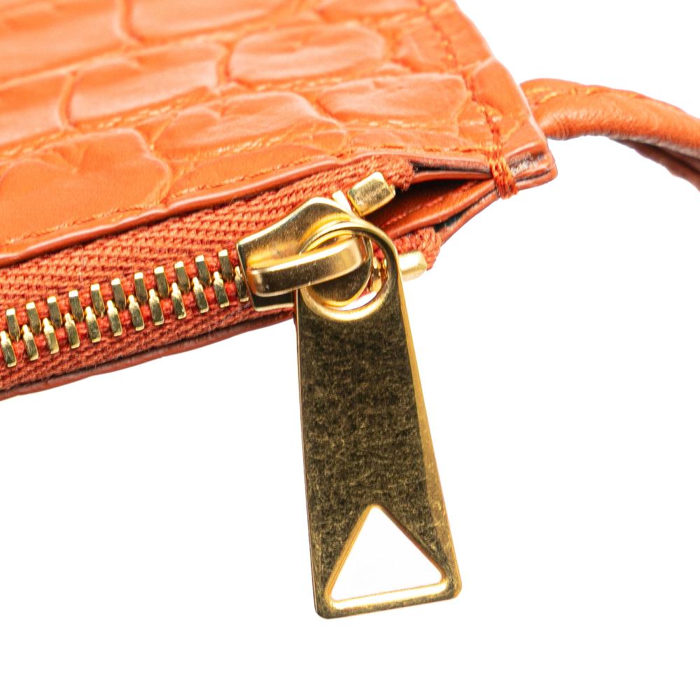 Orange Leather Bottega Veneta Tote