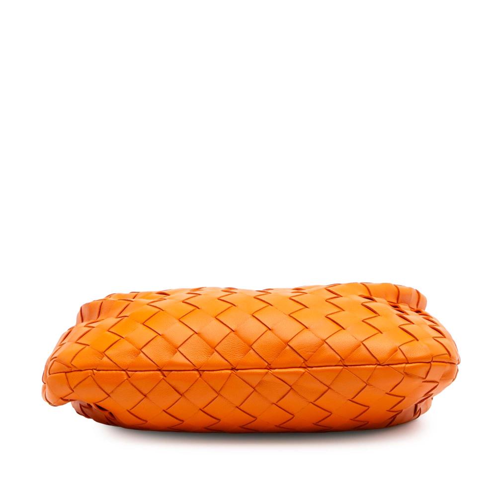 Orange Leather Bottega Veneta Mini Jodie