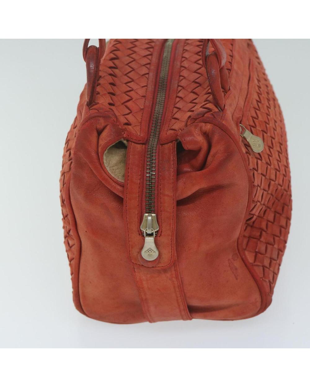 Orange Leather Bottega Veneta Shoulder Bag