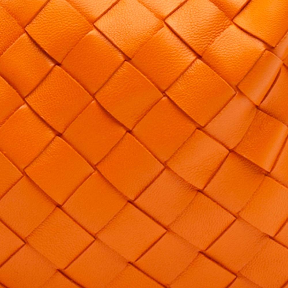 Orange Leather Bottega Veneta Mini Jodie