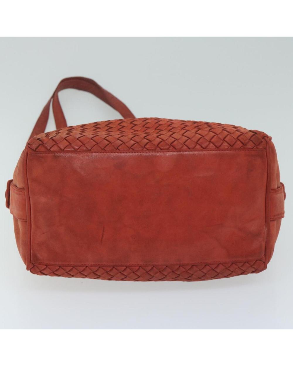Orange Leather Bottega Veneta Shoulder Bag