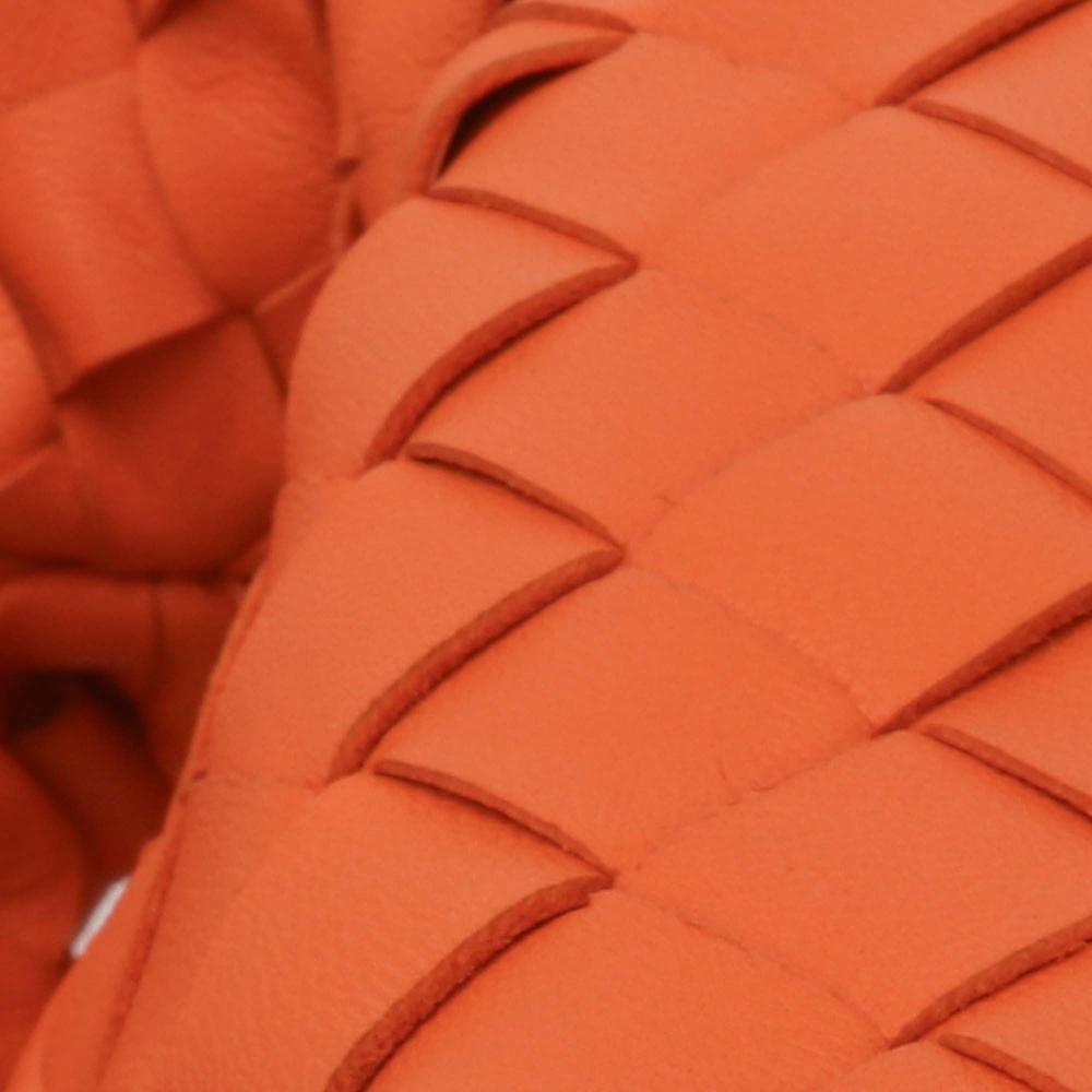 Orange Leather Bottega Veneta Mini Jodie