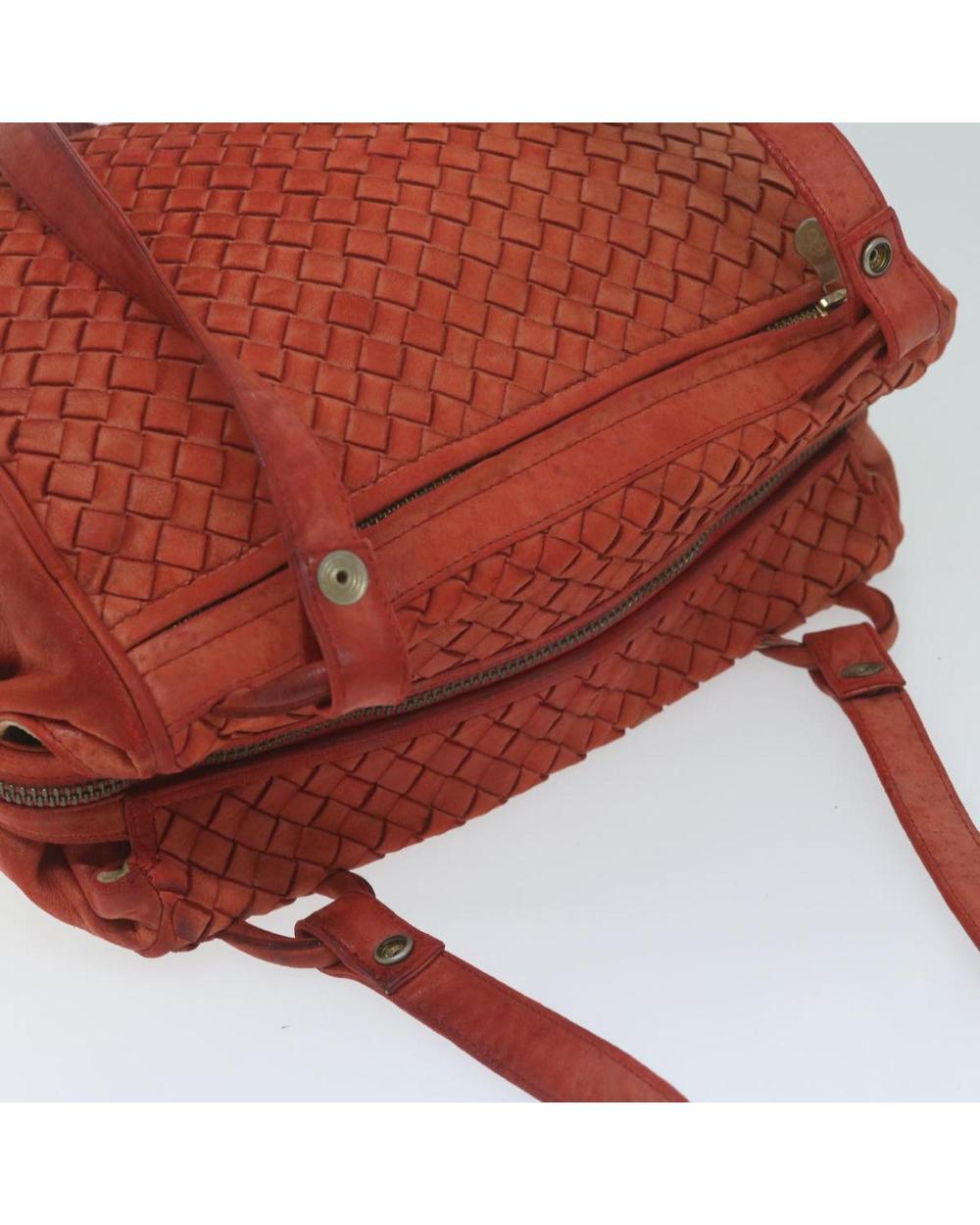 Orange Leather Bottega Veneta Shoulder Bag