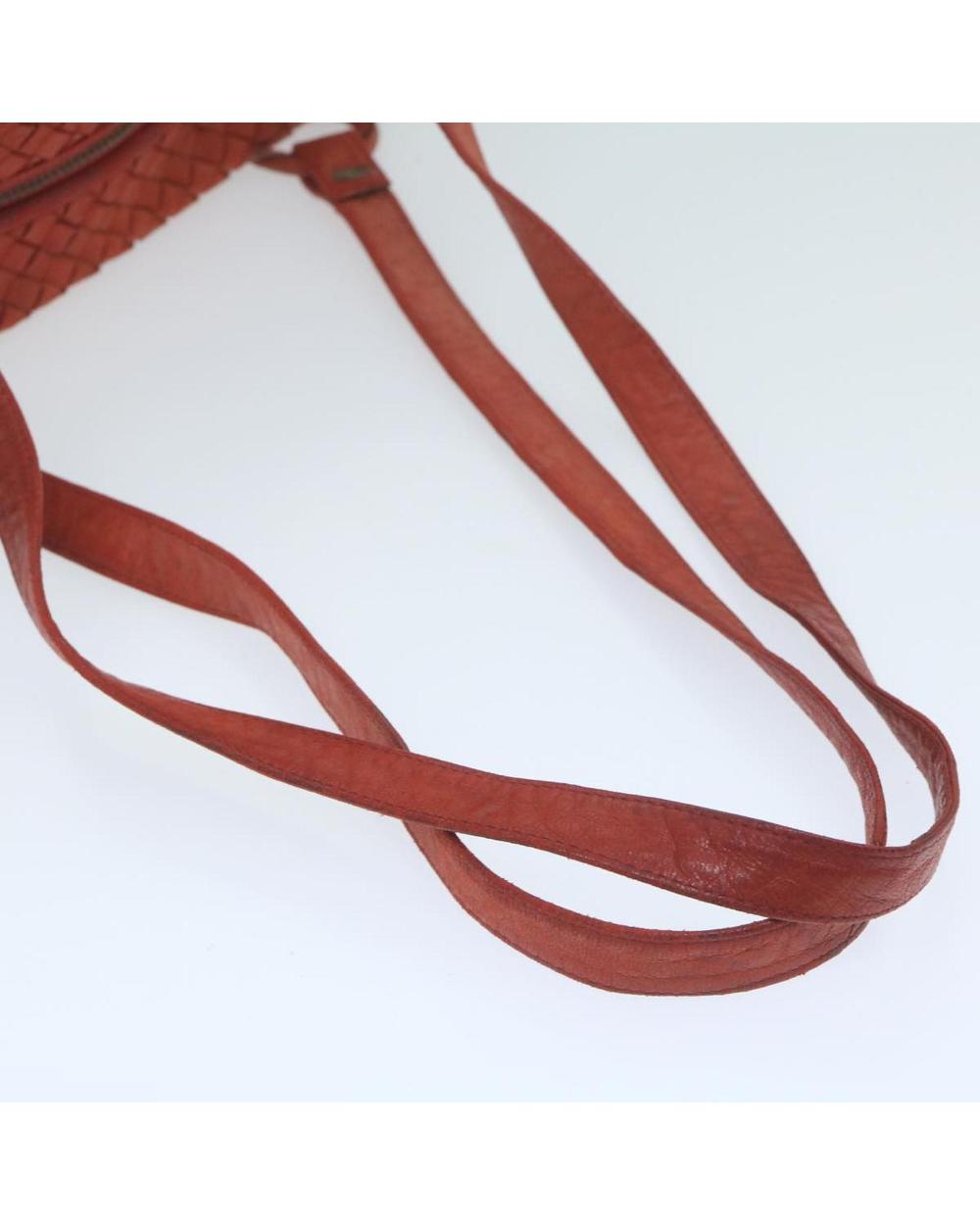 Orange Leather Bottega Veneta Shoulder Bag