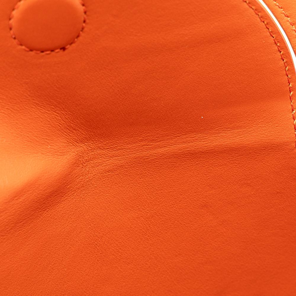 Orange Leather Bottega Veneta Tote