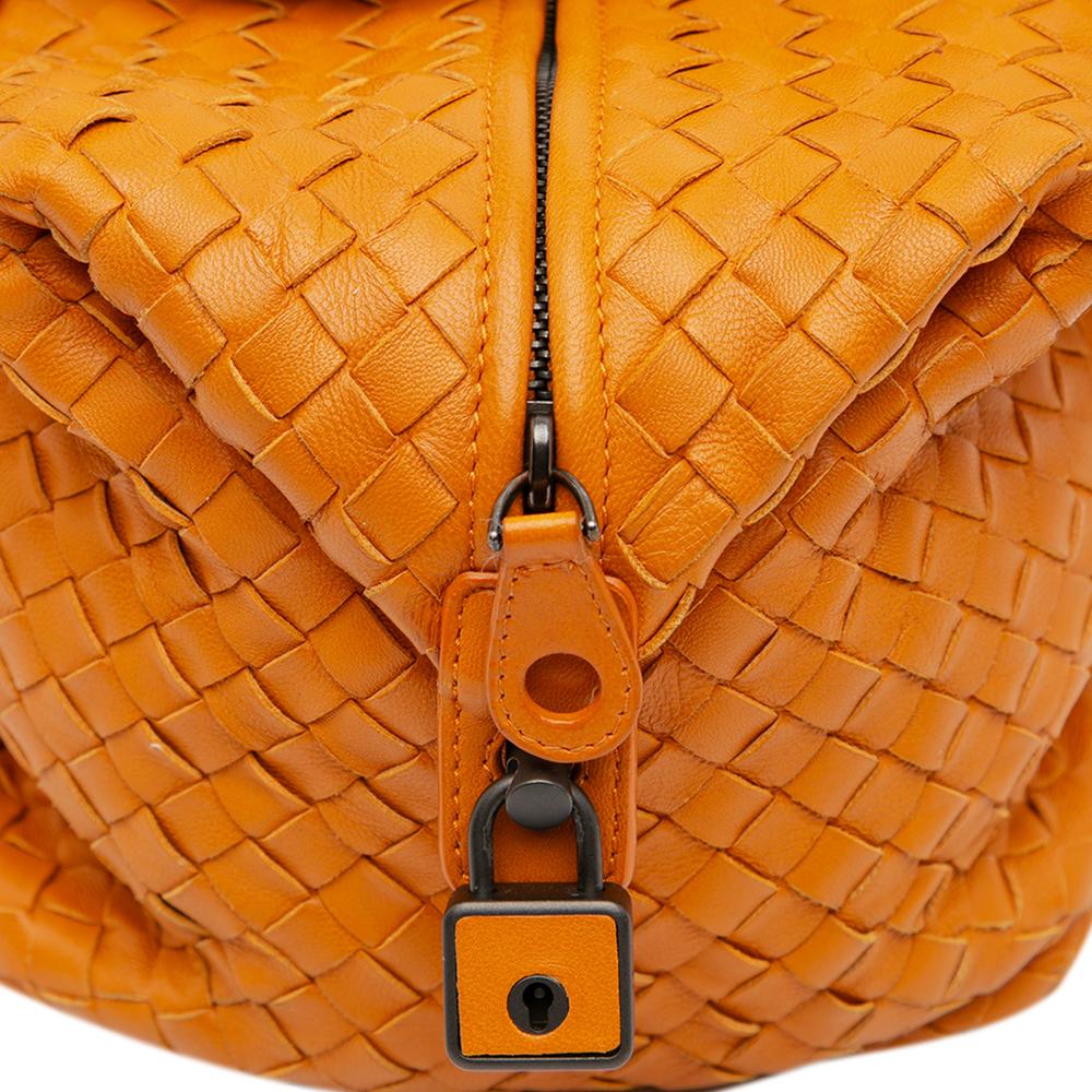 Orange Leather Bottega Veneta Shoulder Bag