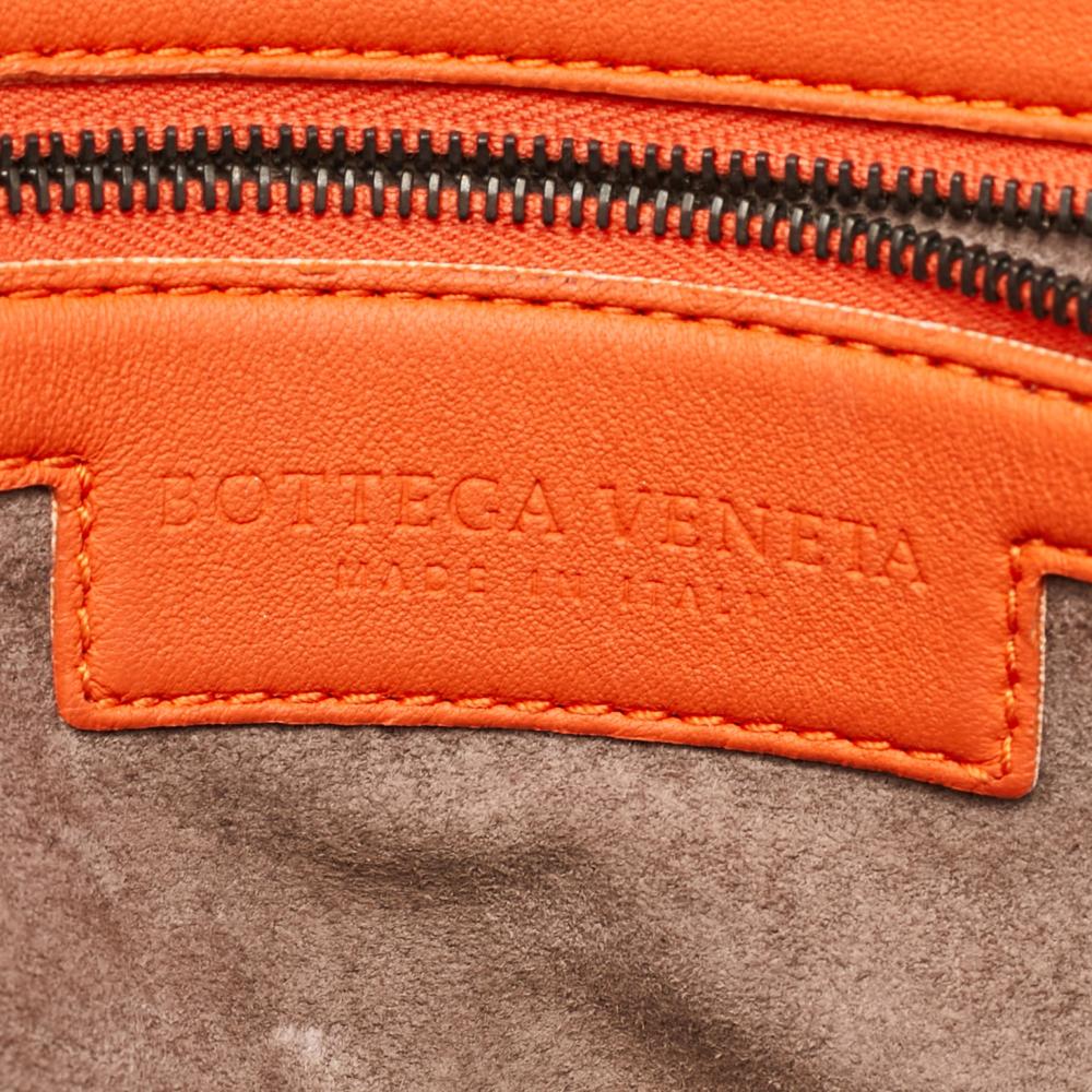 Orange Leather Bottega Veneta Crossbody Bag