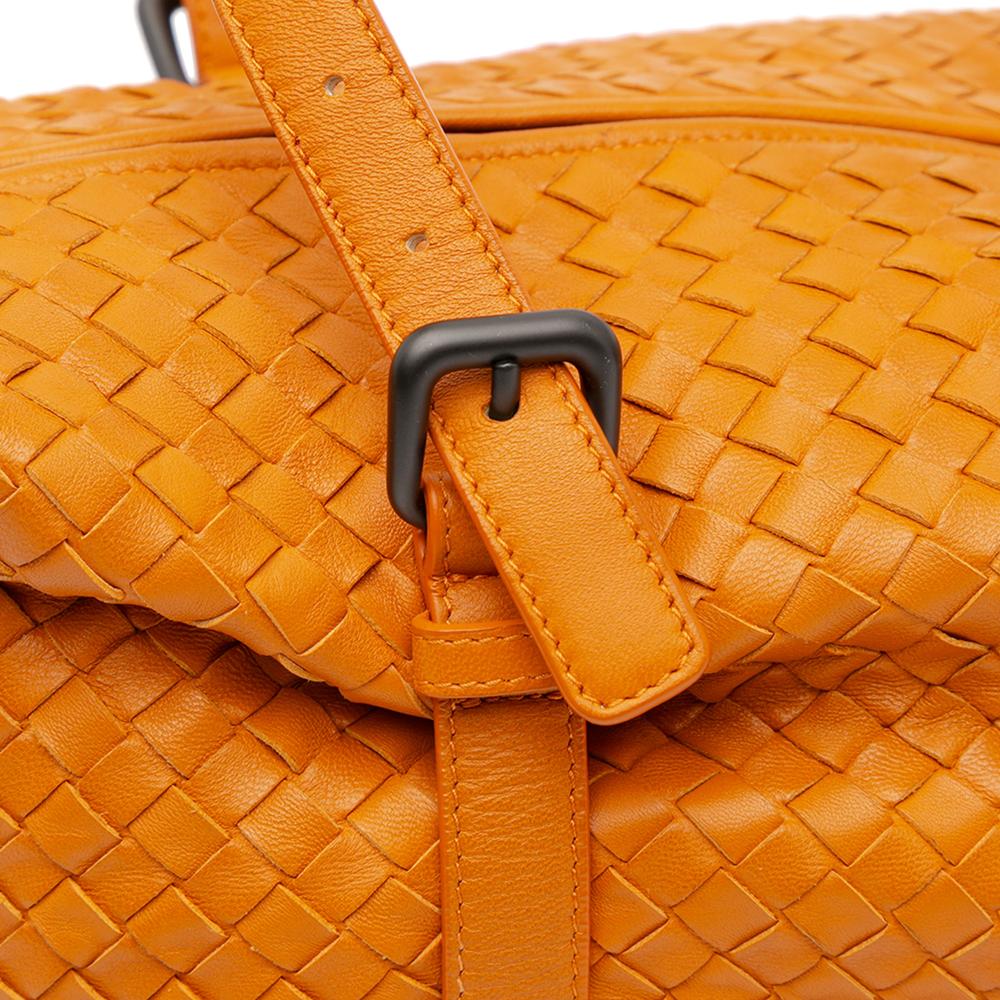 Orange Leather Bottega Veneta Shoulder Bag