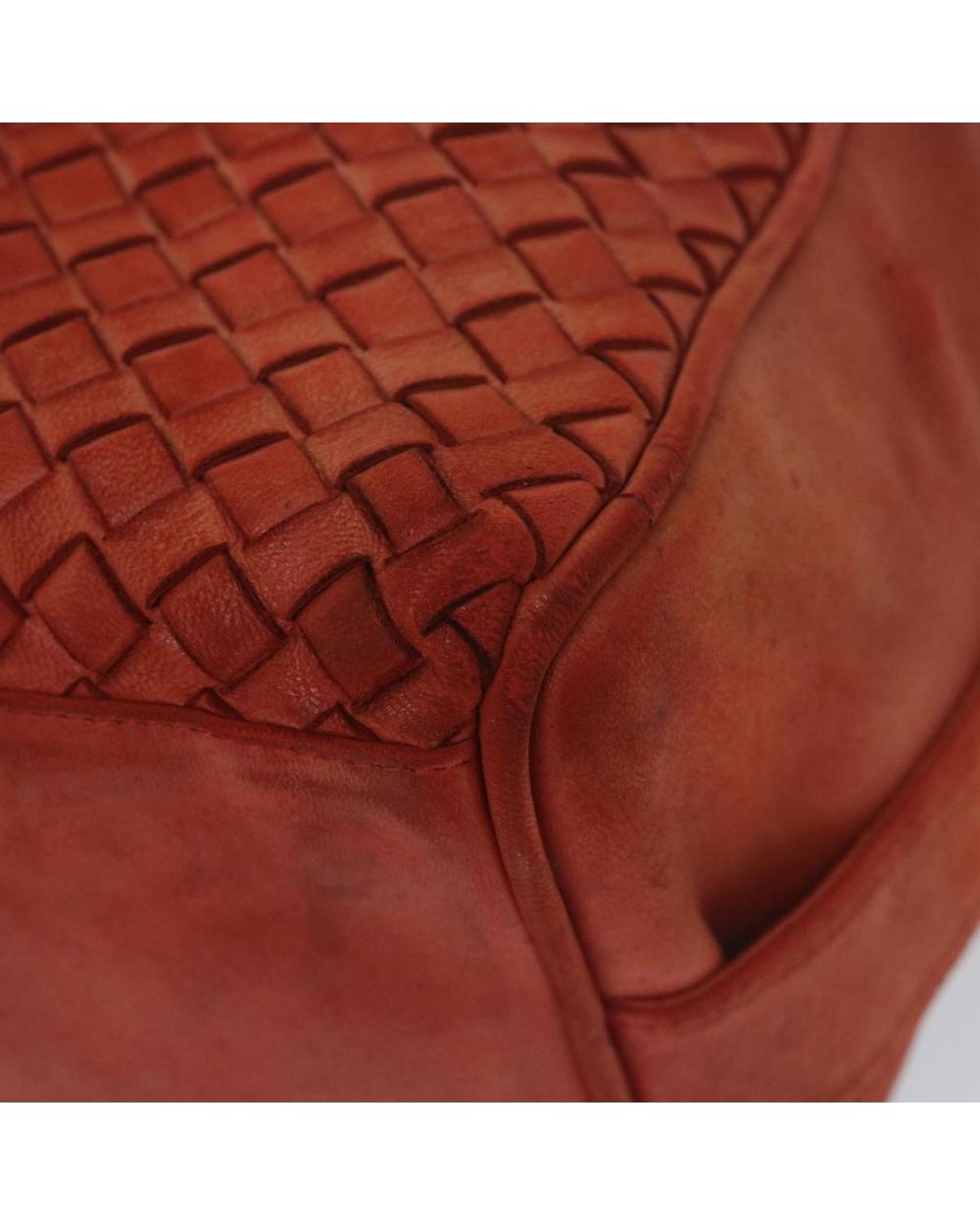 Orange Leather Bottega Veneta Shoulder Bag