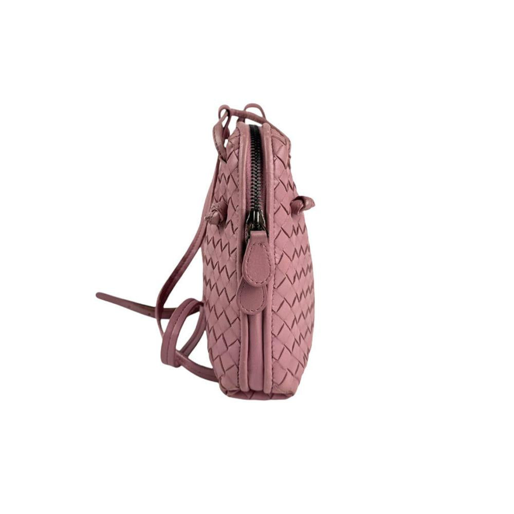 Pink Fabric Bottega Veneta Shoulder Bag