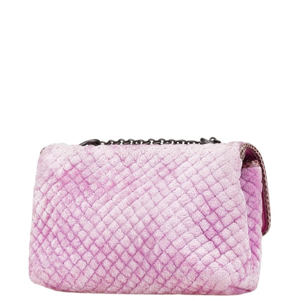 Pink Fabric Bottega Veneta Crossbody Bag