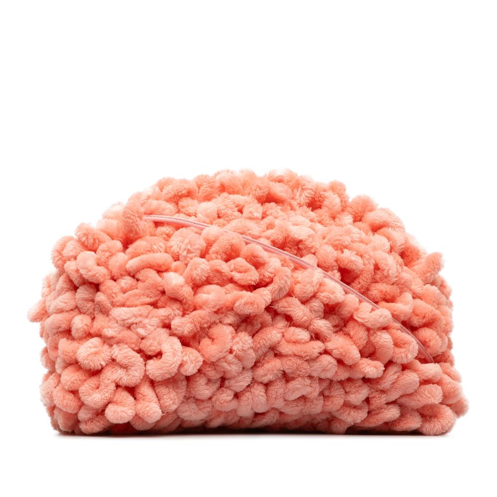 Pink Fabric Bottega Veneta Pouches