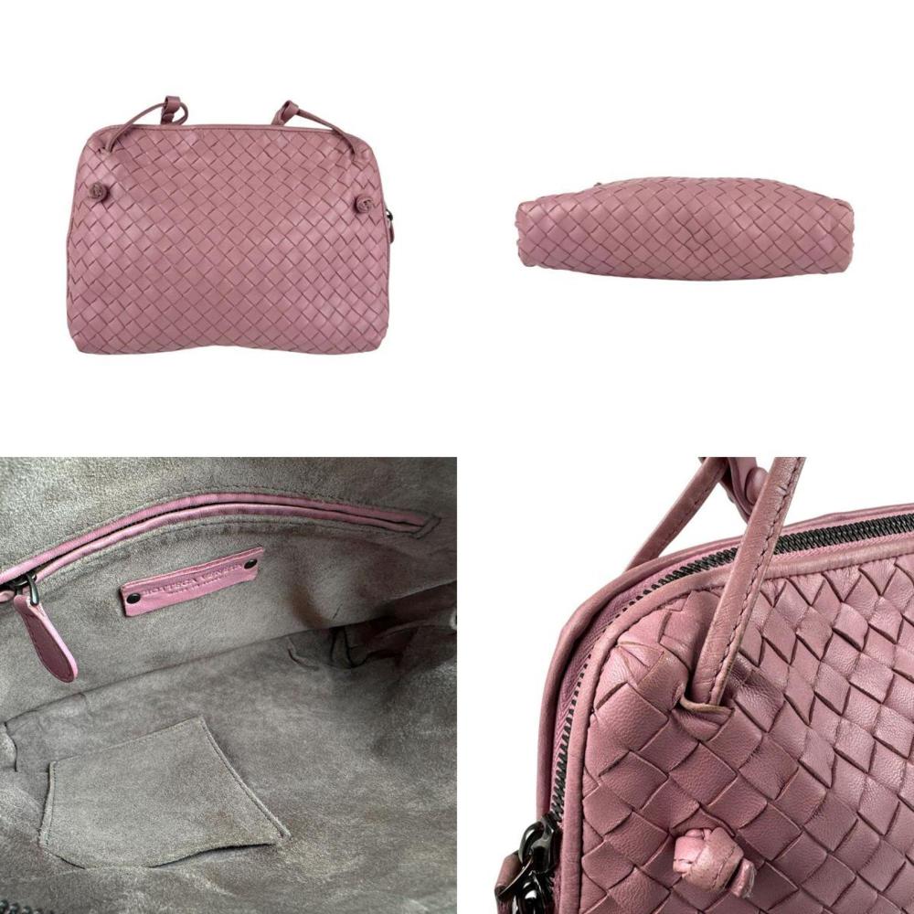 Pink Fabric Bottega Veneta Shoulder Bag