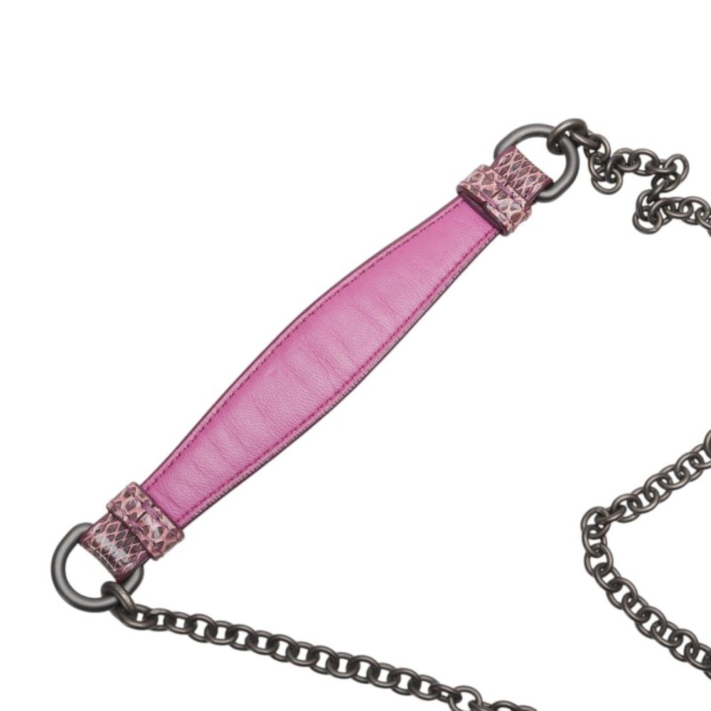 Pink Fabric Bottega Veneta Crossbody Bag