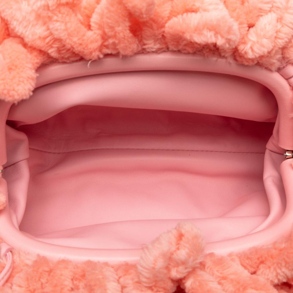 Pink Fabric Bottega Veneta Pouches