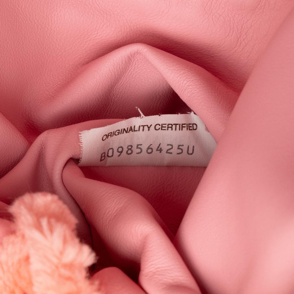 Pink Fabric Bottega Veneta Pouches