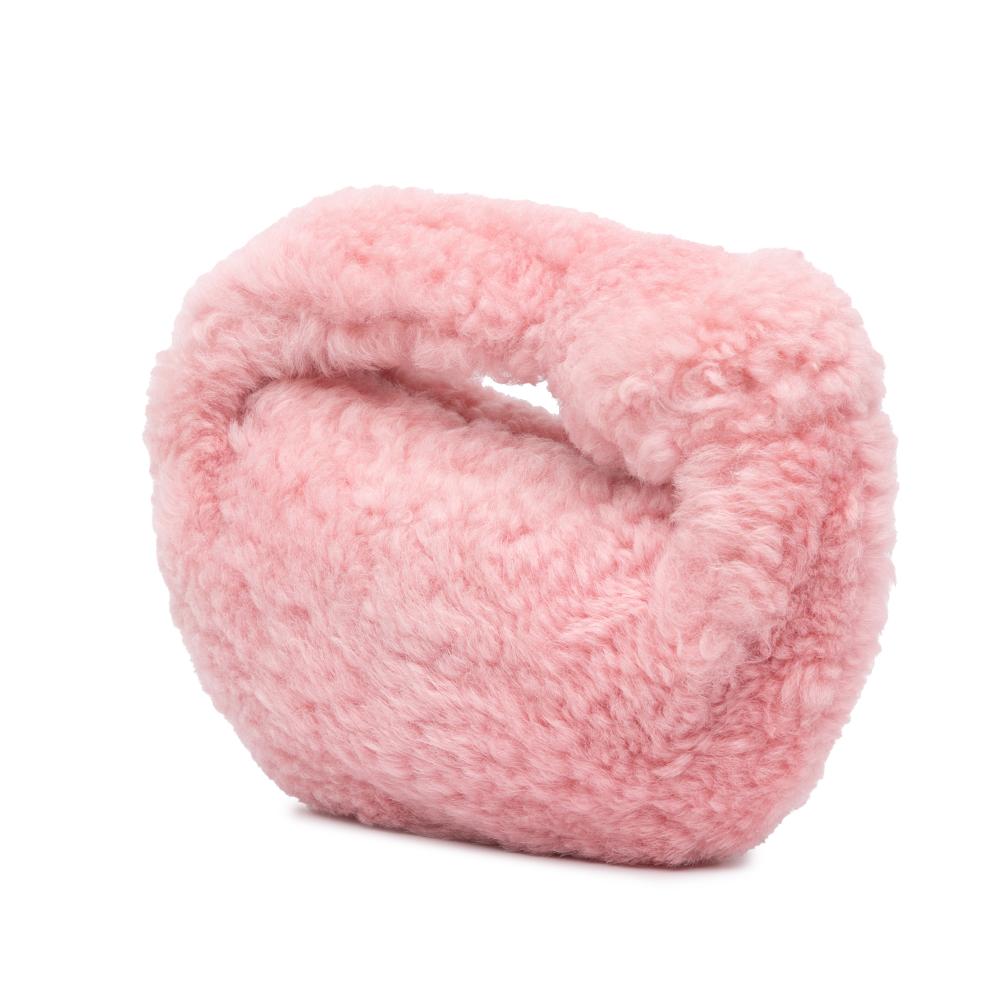 Pink Fur Bottega Veneta Mini Jodie