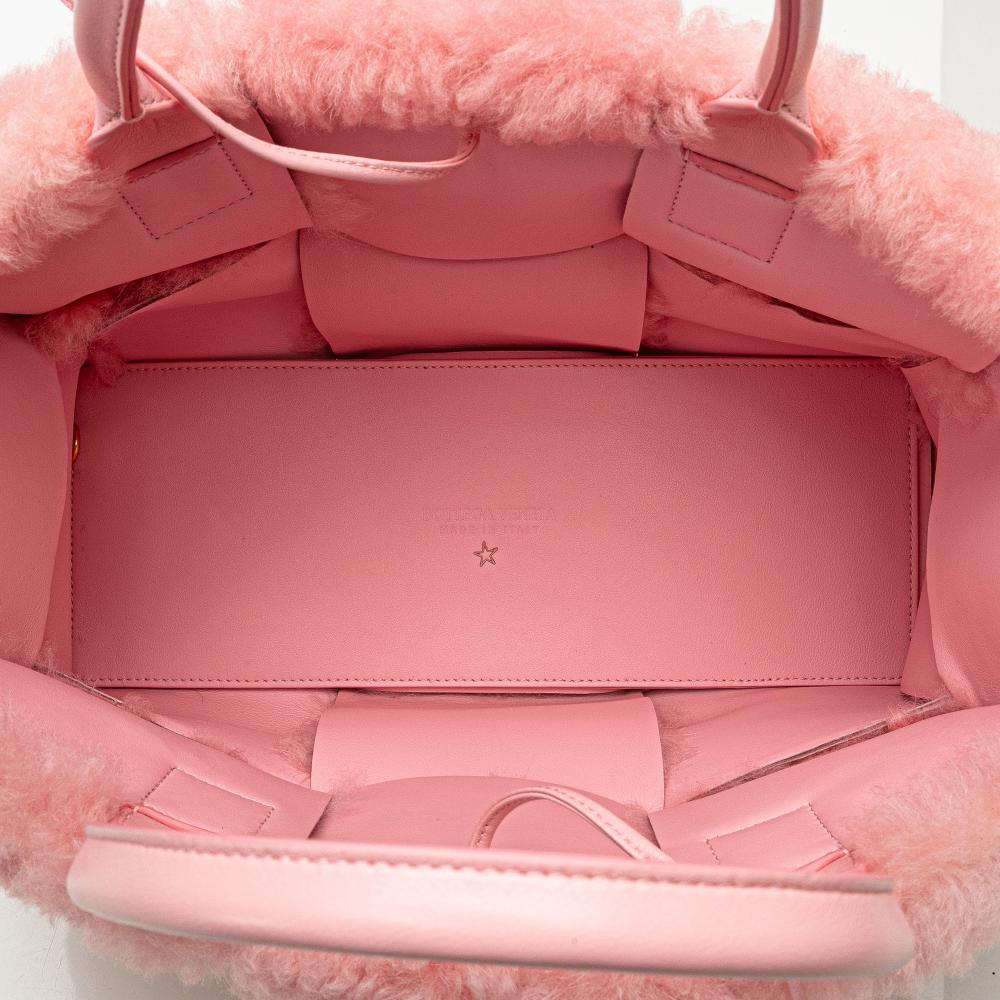 Pink Fur Bottega Veneta Tote
