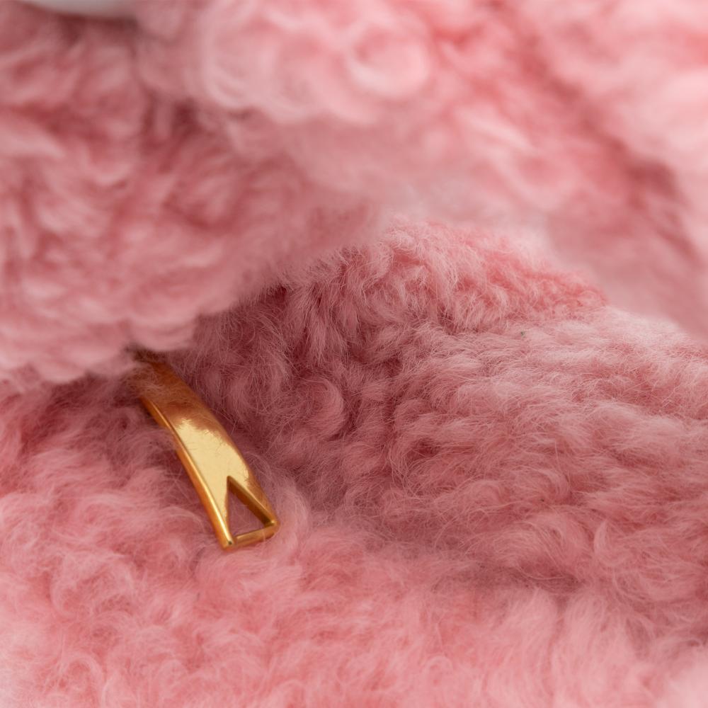 Pink Fur Bottega Veneta Mini Jodie