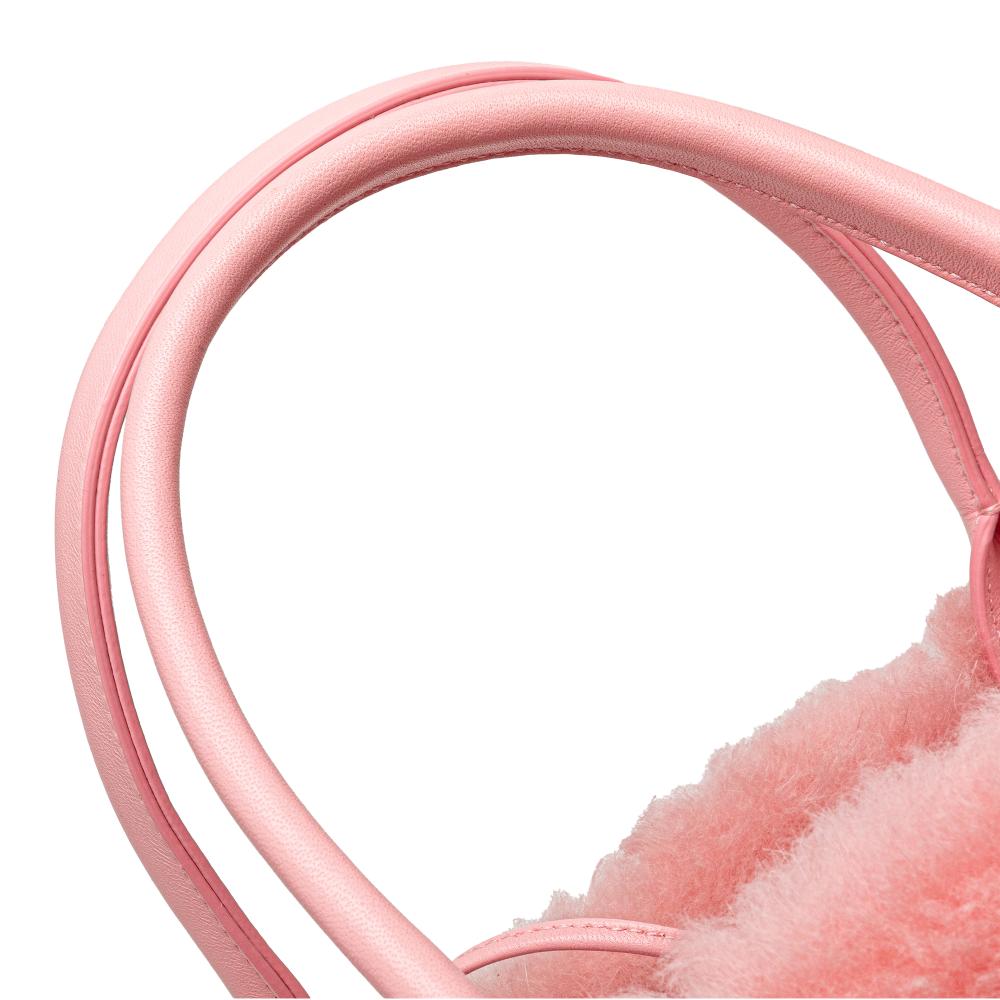 Pink Fur Bottega Veneta Tote