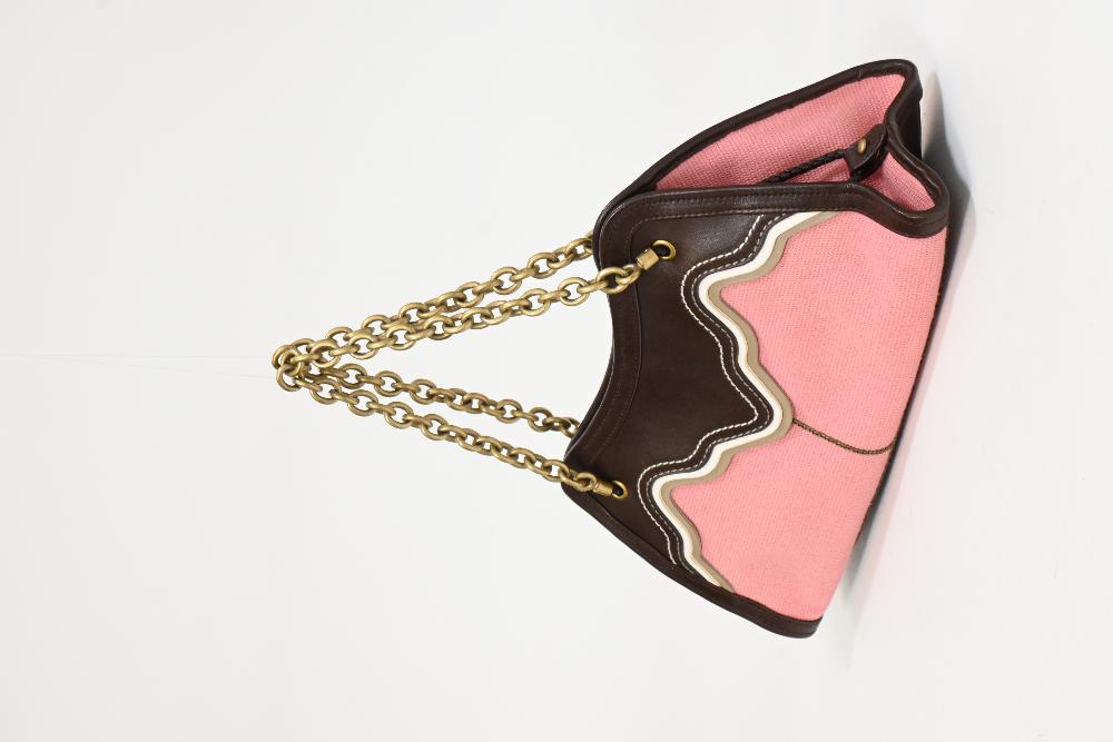 Pink Leather Bottega Veneta Shoulder Bag