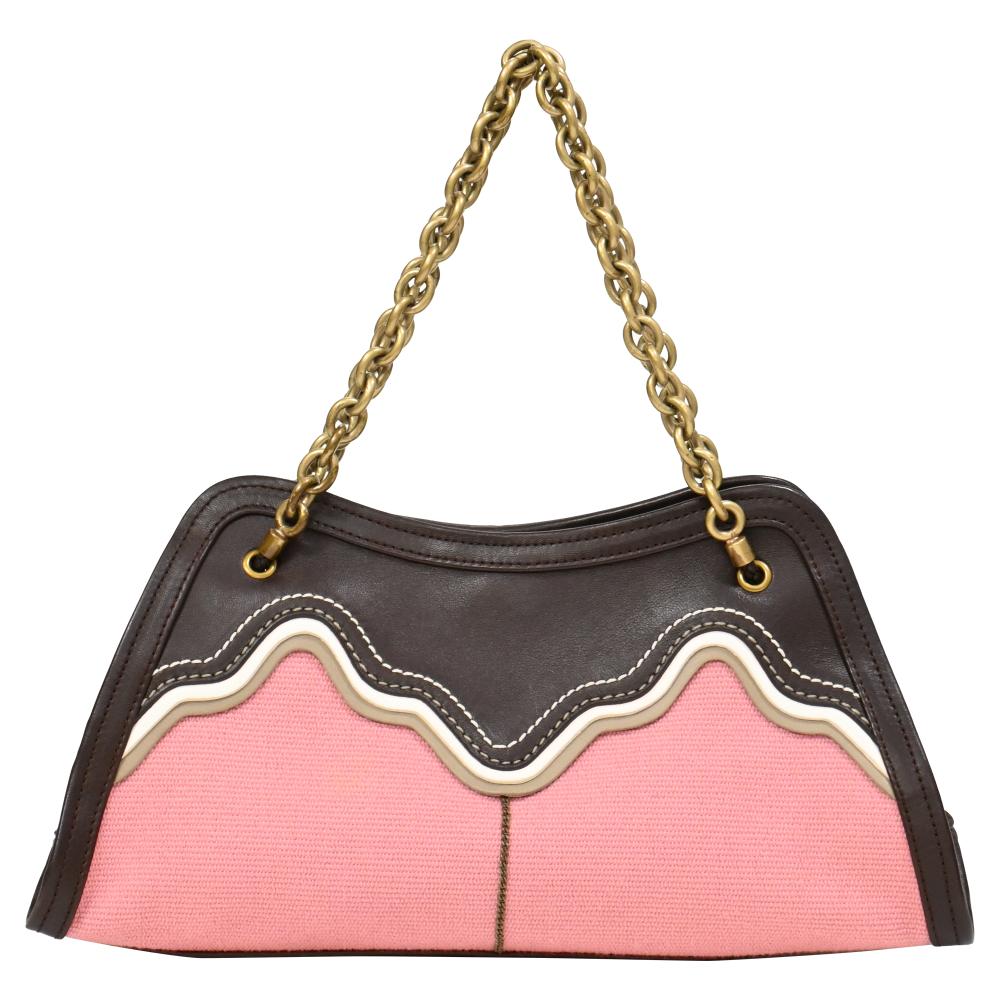 Pink Leather Bottega Veneta Shoulder Bag