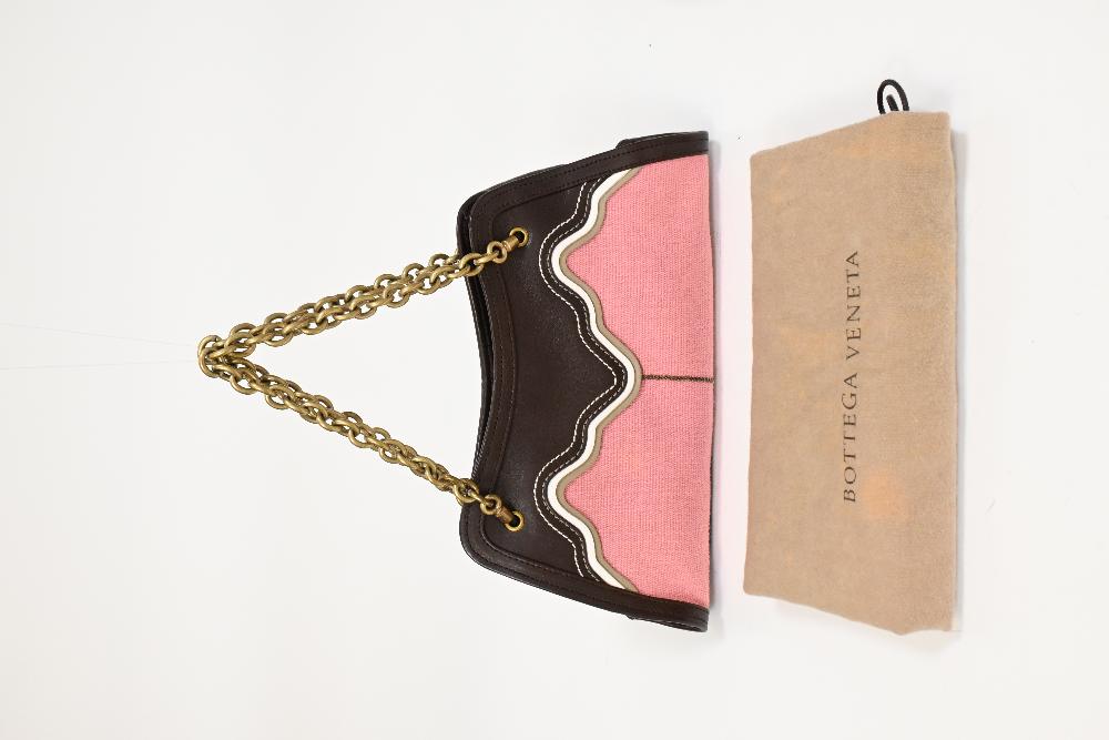 Pink Leather Bottega Veneta Shoulder Bag