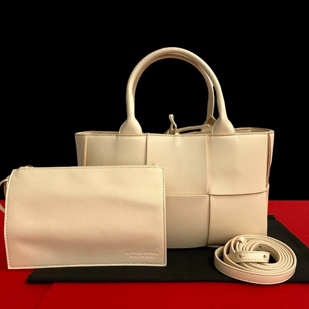 Pink Leather Bottega Veneta Handbag