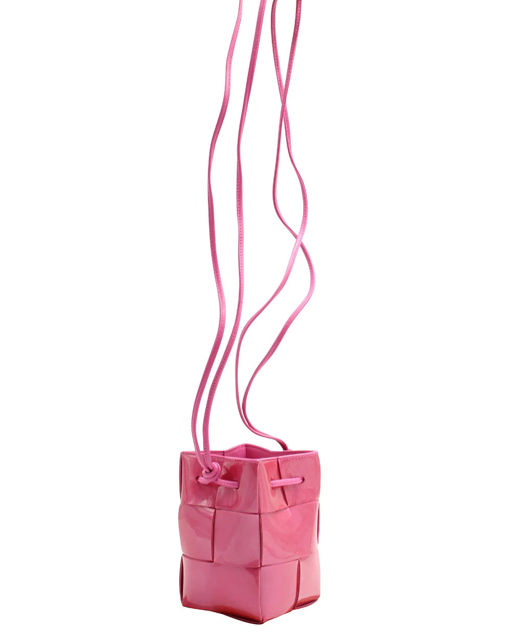 Pink Leather Bottega Veneta Crossbody Bag