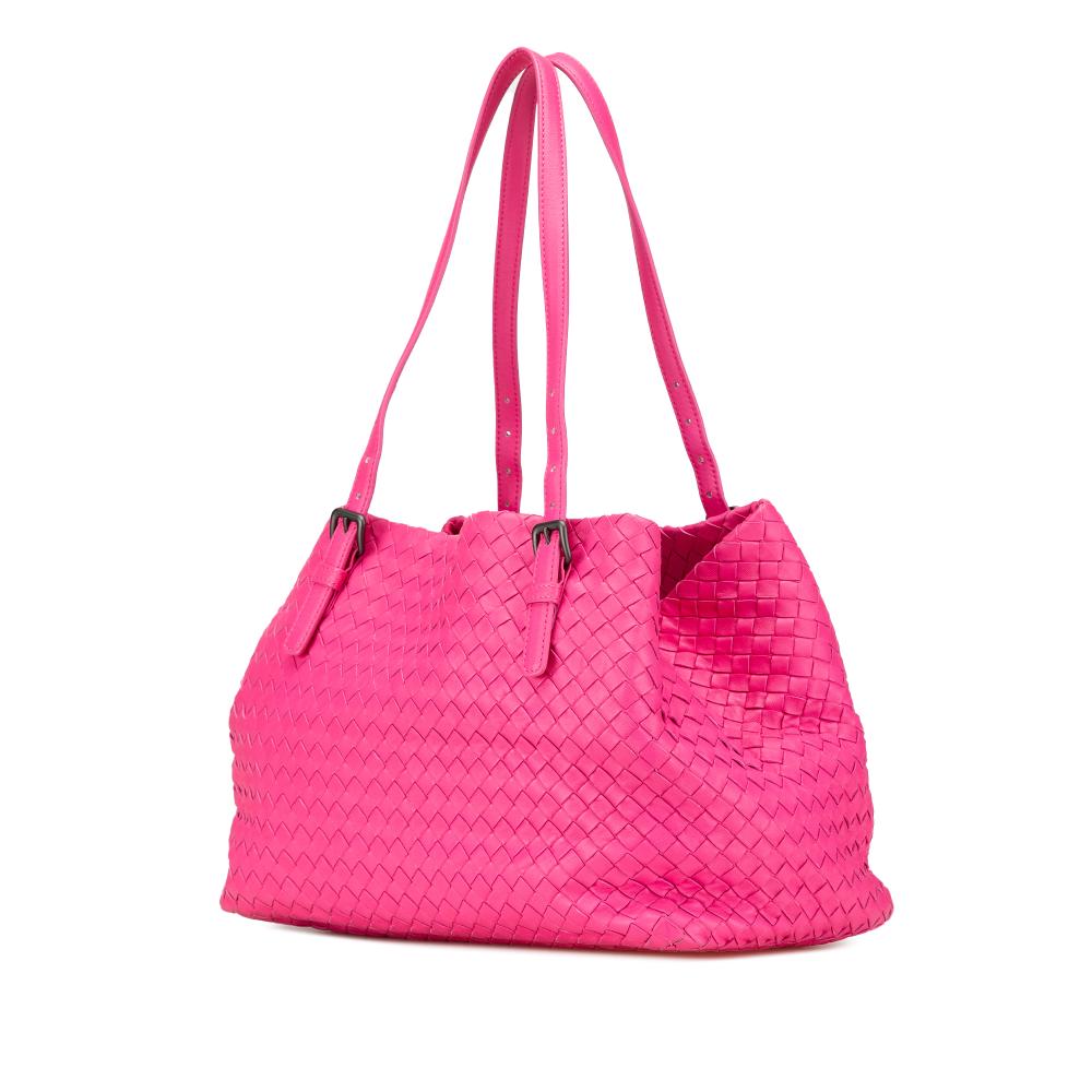 Pink Leather Bottega Veneta Tote