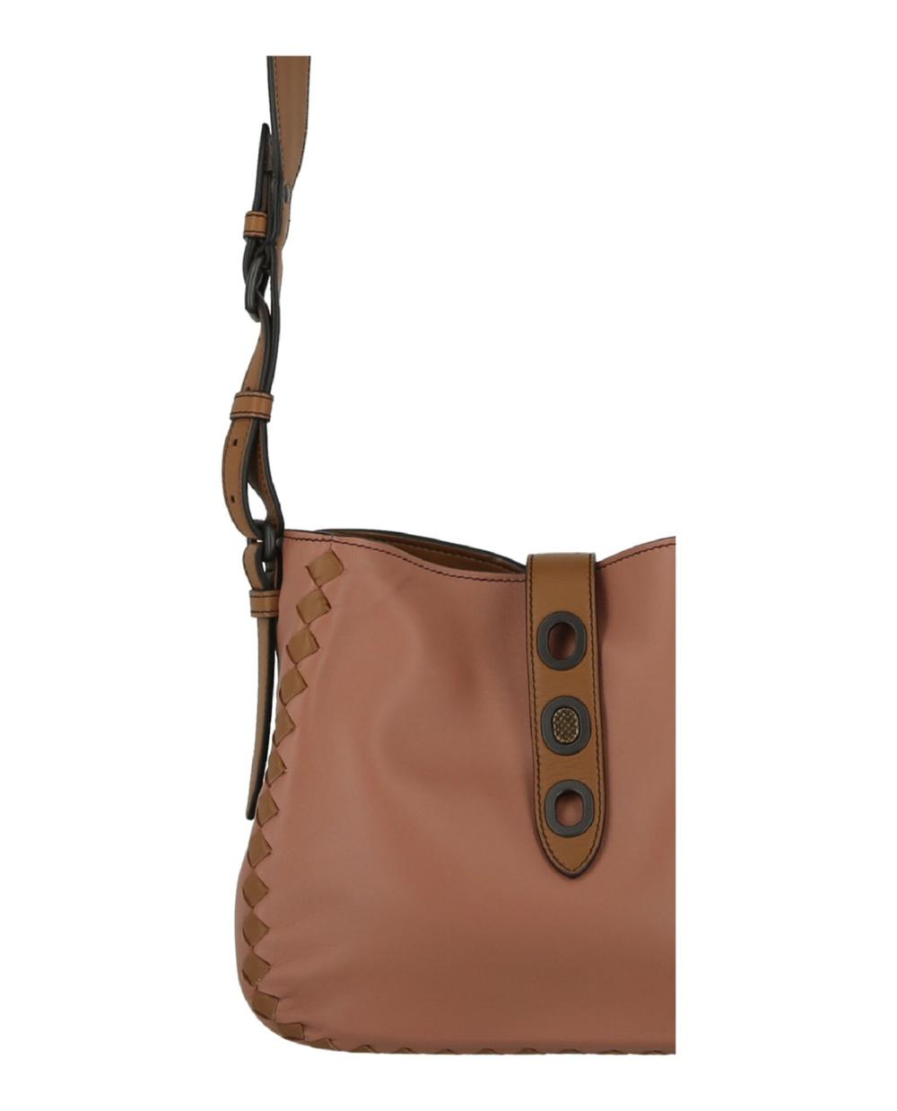 Pink Leather Bottega Veneta Shoulder Bag