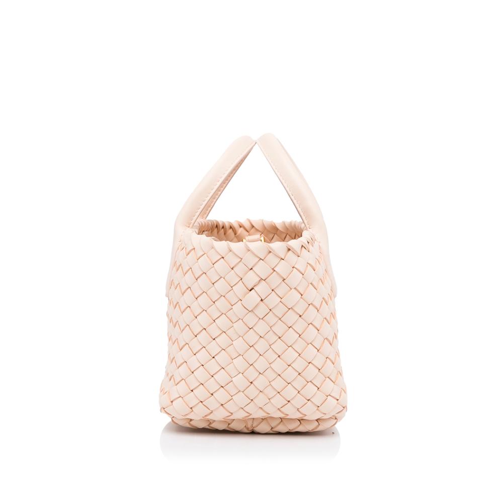 Pink Leather Bottega Veneta Cabat