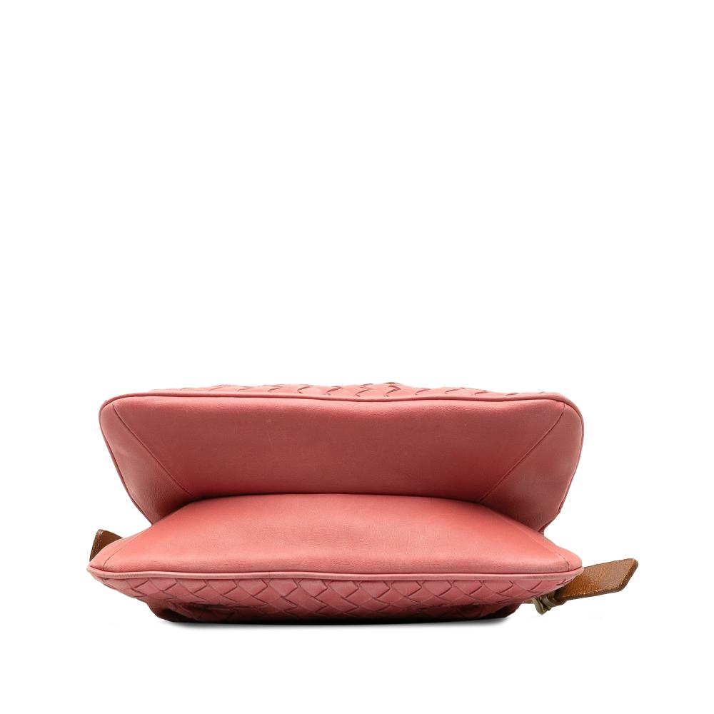 Pink Leather Bottega Veneta Crossbody Bag