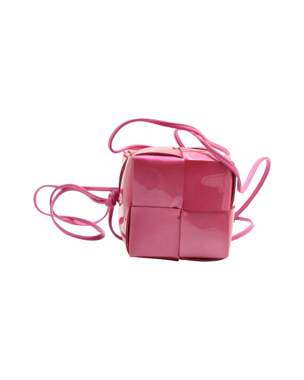 Pink Leather Bottega Veneta Crossbody Bag