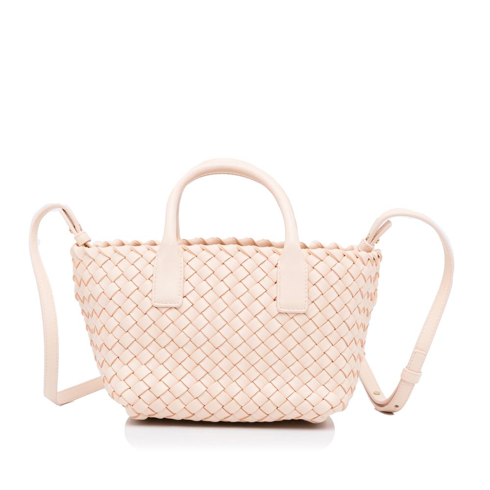 Pink Leather Bottega Veneta Cabat